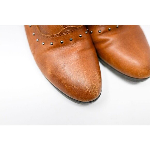 Pikolino's womens ankle bootie boots shoes 41 9.5/10 brown studs - Picture 9 of 13